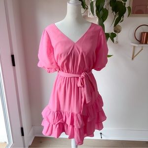 Lilly Pulitzer Martha stretch dress in Prosecco Pink, size 6